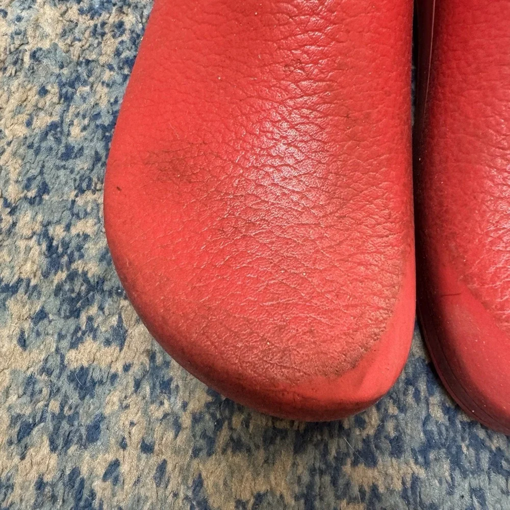 Birkenstock Red Slip-On Clogs - Picture 5 of 9